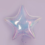 Шар (32''/81 см) Звезда, Прозрачный, Хамелеон, 1 шт. в уп., 24542
