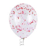 Шарики пенопласт, Цветной микс, Красный/Розовый, 6-8 мм, 20 гр., 6231119