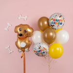 Шар (32''/81 см) Фигура, Милый щенок, 1 шт. в уп., 26221