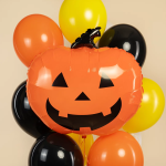 Шар (28''/71 см) Фигура, Тыква на Хэллоуин, Оранжевый, 1 шт., 35064WE