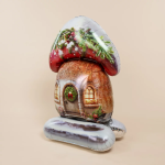 Шар 3D (43''/109 см) Фигура на подставке, Новогодний гриб, 1 шт. в уп., 26830