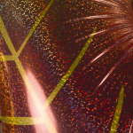 Шар (35''/89 см) Фигура, Кленовый лист, Голография, 1 шт., 25144GH