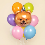 Шар (28''/71 см) Фигура, Собачка в колпачке, 1 шт. в уп., 26959