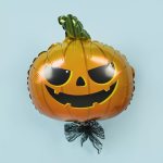 Шар (14''/36 см) Мини-фигура, Страшная тыква, 1 шт., 902886