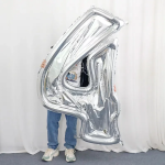 Шар (65''/165 см) Цифра, 4 Каркасная, 1 шт. в уп., 131374