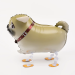 Шар 3D (23''/58 см) Ходячая Фигура, Мопс, 1 шт., R369