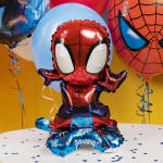 Шар 3D (22''/56 см) Фигура на подставке, Человек Паук, 1 шт. в уп., 24502