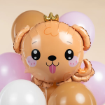 Шар (23''/58 см) Фигура, Песик в короне, 1 шт. в уп., 27631P
