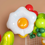 Шар (34''/86 см) Фигура, Яичница, 1 шт., 27039