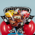 Шар (29''/74 см) Фигура, Тачки, Герб Радиатор-Спрингс, 1 шт., 555084