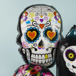 Шар (27''/69 см) Фигура, Череп Калавера, 1 шт., 21753