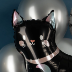 Шар (38''/97 см) Фигура, Звездная кошка, Черный, 1 шт., 24563