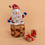 Шар (37''/94 см) Фигура 3D, Дед Мороз, 1 шт. в уп., 24389