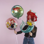 Шар (32''/81 см) Фигура, Русалочка Ариэль, 1 шт., 555018