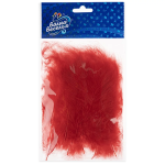 Перья, Премиум, Красный, 12-15 см, 30 шт., 6015502