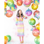 Шар 3D (24''/61 см) Сфера, Яркое диско, Градиент, 1 шт., 180050