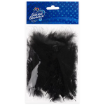 Перья, Премиум, Черный, 12-15 см, 30 шт., 6015509