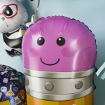 Шар (29''/74 см) Фигура, Школьный карандаш, Желтый, 1 шт., 21217