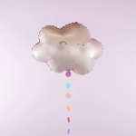 Шар (24''/61 см) Фигура, Маленькое облако, Розовый, Сатин, 1 шт. в уп., G72118-P