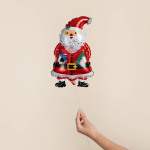 Шар с клапаном (16''/41 см) Мини-фигура, Дед Мороз с подарками, 5 шт. в уп., 26842