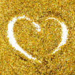 Конфетти фольга Шестиугольники, Золото, Голография, 0,1 см, 90 г., 521351