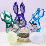 Шар (16''/41 см) Мини-фигура, Заяц, Зеленый, 1 шт., 902537VE