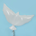 Шар (34''/86 см) Фигура, Голубь, Белый, 1 шт. в уп., R236P