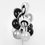 Шар (45''/114 см) Фигура, Скрипичный ключ, 1 шт. в уп., 26075P