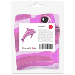 Шар с клапаном (17''/43 см) Мини-фигура, Дельфин, Розовый, 5 шт. в уп. (цв.этик.), 17153S5