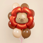 Шар (33''/84 см) Фигура, Капибара Цветочек, 1 шт., 26982