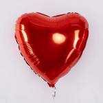 Шар (18''/46 см) Сердце, Красный, 1 шт., 18008R