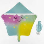 Шар (24''/61 см) Звезда, Звездочка в колпачке, 1 шт., 24592