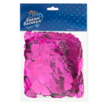 Конфетти фольга Сердце, Фуксия, Металлик, 1,5 см, 50 г., 6015324