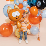 Шар (41''/104 см) Фигура, Котенок Котэ, 1 шт. в уп., 20132