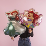 Шар (25''/64 см) Фигура, Ракушка, Русалочка Ариэль, 1 шт., 555017