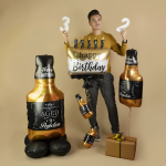 Шар (28''/71 см) Фигура, Торт на День Рождения, Сатин, 1 шт. в уп., 25281-P