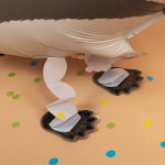 Шар 3D (27''/69 см) Ходячая Фигура, Барсук, 1 шт., 26025