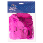 Конфетти фольга Сердце, Фуксия, Металлик, 2,5 см, 50 г., 6015327