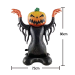 Шар 3D (46''/117 см) Фигура на подставке, Джек Тыква, 1 шт. в уп., 24349