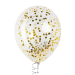 Конфетти фольга Круг, Золото, Металлик, 1 см, 50 г., 6015216