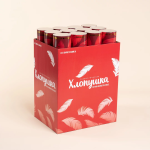 Пневмохлопушка (12/30 см), Это Любовь ..., Перья, Красный, 1 шт., 823190