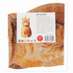 Шар с клапаном (17''/43 см) Мини-фигура, Котик в колпачке, 5 шт. в уп., 26750