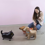 Шар (27''/69 см) Фигура 3D, Таксик в свитере, 1 шт. в уп., 23285