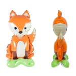 Шар 3D (18''/46 см) Фигура на подставке, Лиса, 1 шт. в уп., 23462