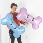 Шар (30''/76 см) Фигура, Маленькая косточка, Розовый, 1 шт., 901861RS