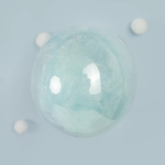 Шар (5''/13 см) Микро-сфера, Deco Bubble (синяя упаковка), Прозрачный, Кристалл, 10 шт. в уп., 5503100