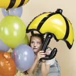 Шар (30''/76 см) Фигура, Зонтик, Желтый, 1 шт., 21959