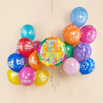 Пиньята складная, Круг, С Днем Рождения, 42*42*9 см, 1 шт. в упак. , 6231854-BX