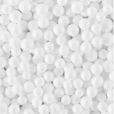 Шарики пенопласт, Белый, 6-8 мм, 10 гр., 521342