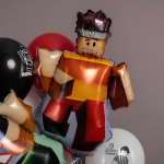 Шар (34''/86 см) Фигура, Блоки, Мальчики Герои, 1 шт. в уп., 26415P